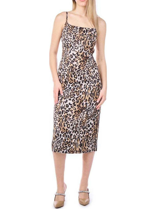 Beatrice Bleistiftkleid Bedruckte Duchesse 24fe6245 99 Animal Print