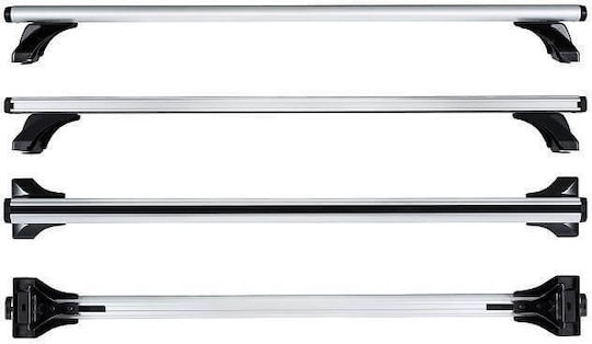 Cruz Cruz Autodachträger Aluminium 175cm Universell mit Dachträgerfüßen Silber
