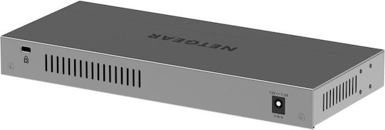 NetGear 1324495 Unmanaged L2 Switch με 8 Θύρες Gigabit (1Gbps) Ethernet