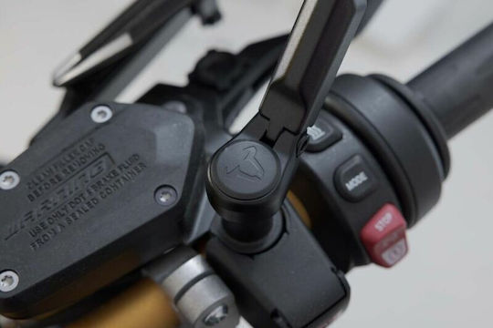 SW-Motech Motorradrückspiegel für Yamaha MT-07 2Stück Schwarz