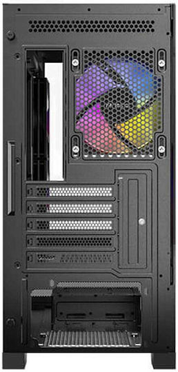 Antec CX500M ARGB Gaming Mini Tower Κουτί Υπολογιστή με Πλαϊνό Παράθυρο Μαύρο