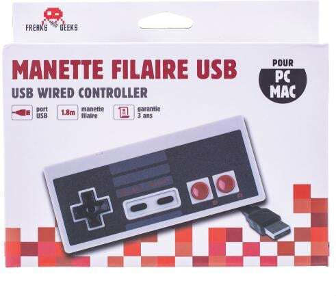 Nes Wired Gamepad for PC Gray