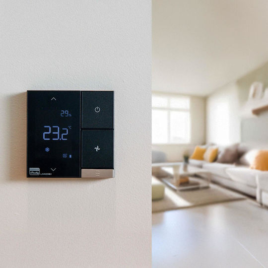 Shelly Linkedgo Smart Hvac Θερμοστάτης Χώρου Smart με Wi-Fi