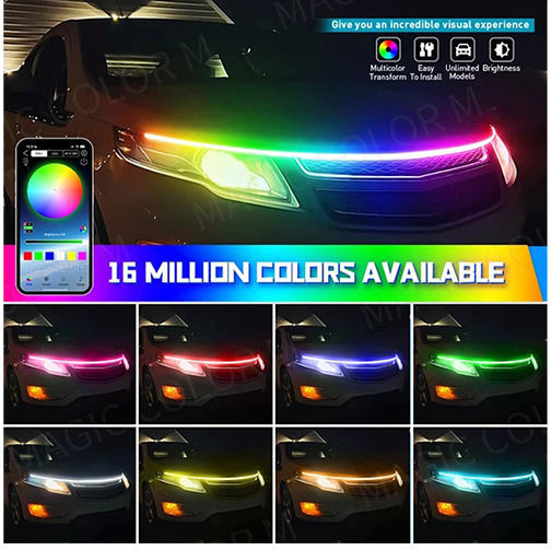 Andowl Qd304 Bandă LED pentru Mașină 12V RGB