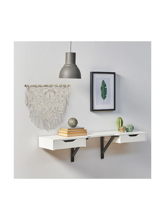 Decorațiune de perete macrame crem Dimensiuni 65 X 60,5 X 1,5 cm Relaxdays