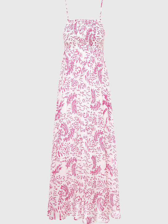 Sommer Midi Damenkleid Rosa