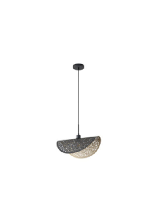 Eurolamp Galilea Lumini Suspendate Negru Cu Bază De Bec E27 45x45x168cm