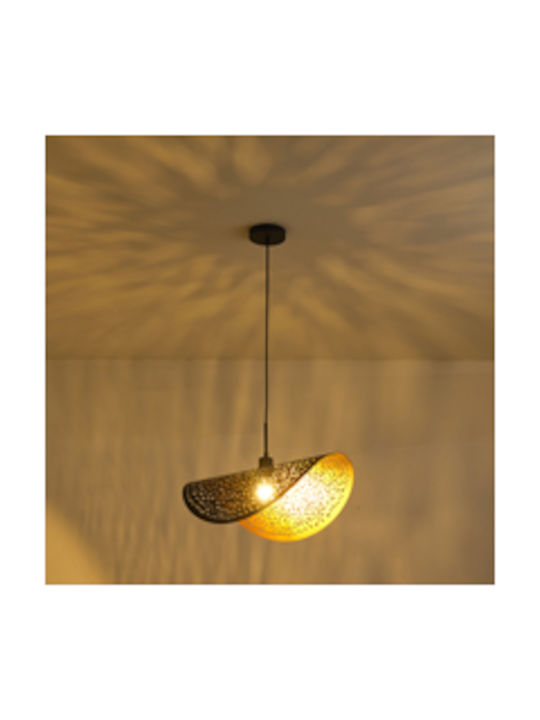 Eurolamp Galilea Κρεμαστό Φωτιστικό Μαύρο με Ντουί E27 60x60x168εκ.