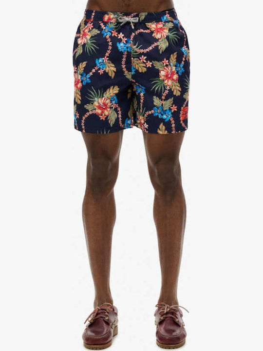 17' 'hawaiian Print' Men's Swimwear Shorts Hawaiian Print Floral