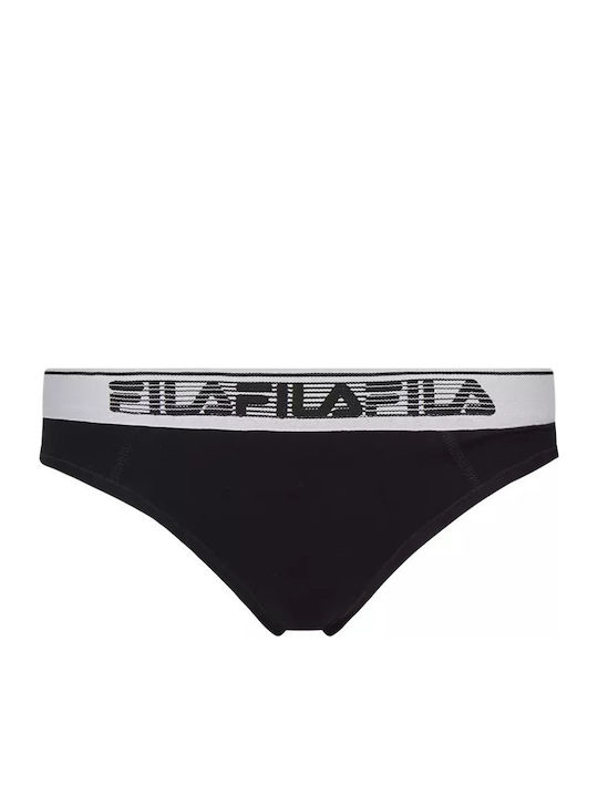 FILA Women's Briefs Black Slip