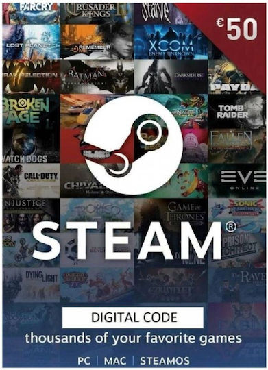 Steam Prepaid Card 50€ for PC