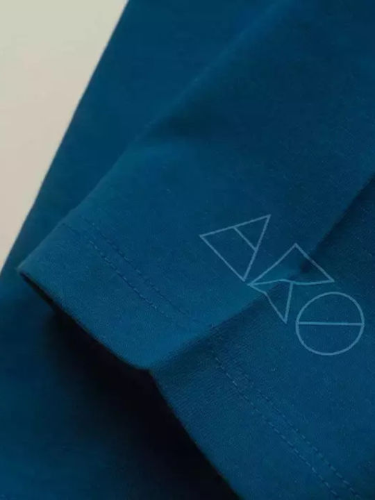 Kinder Leggings Radfahren Kurz Blau