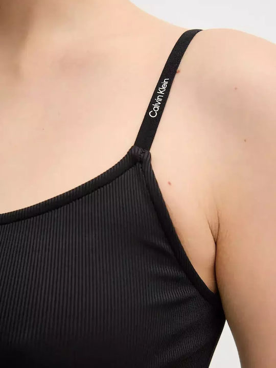 Sommer Midi Damenkleid Schwarz