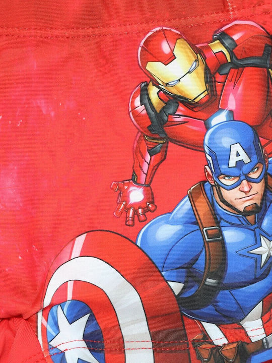 Marvel Παιδικό Μαγιό Βερμούδα / Σορτς Κόκκινο
