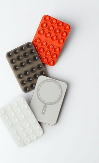 Skinarma Universal Suction Cup Stax Magsafe Phone Orange Sk-msmt-stax-org