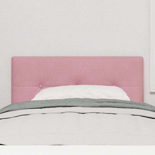 vidaXL Wooden Bed Headboard Pink 100x88cm