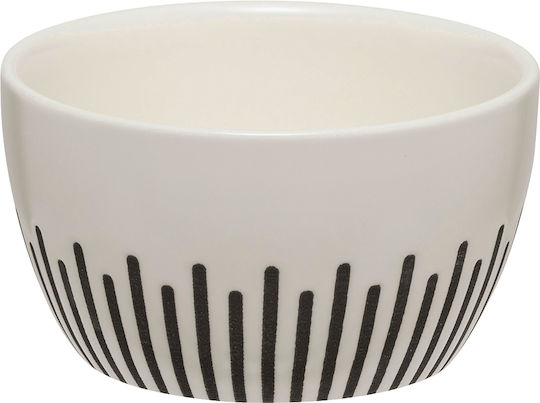Dip Serving Bowl Round Ceramic White with Diameter 10cm 4pcs