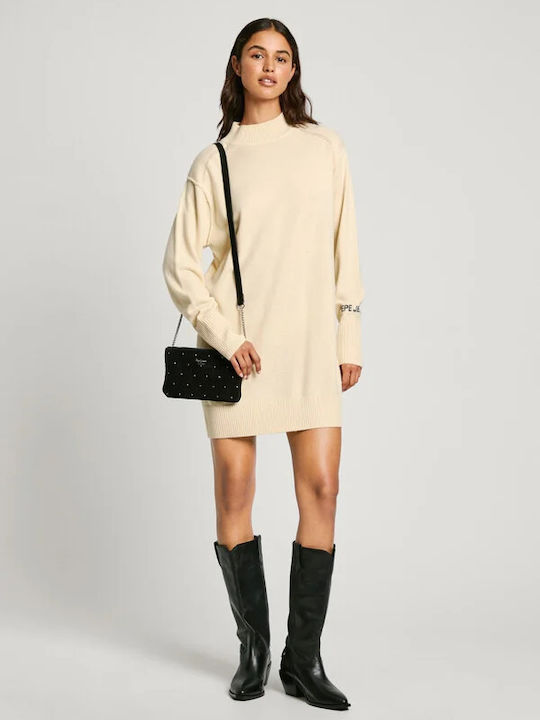 Dress Mini Φόρεμα Εκρού