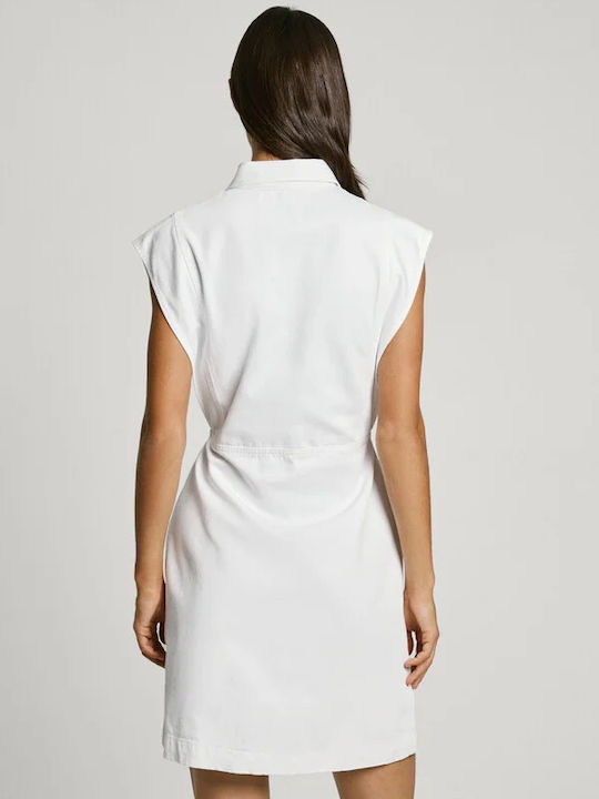 Dress Καλοκαιρινό Mini Φόρεμα White