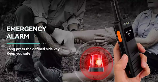 Retevis B63s Wireless Transceiver PMR 0.5W with Monochrome Screen Set of 2pcs