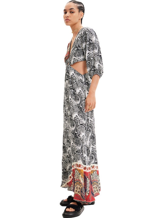 Sirsal Summer Midi Dress Black