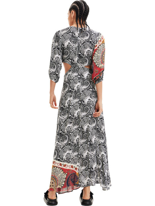 Sirsal Summer Midi Dress Black