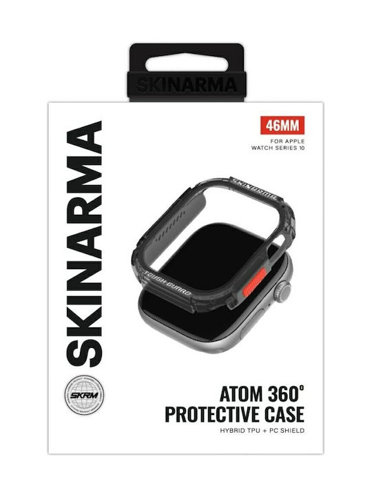 Skinarma Plastic Case in Black color for Apple Watch 46mm