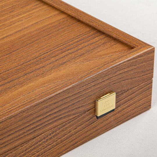 Manopoulos Handmade Backgammon/Chess Wood Case 38x23cm
