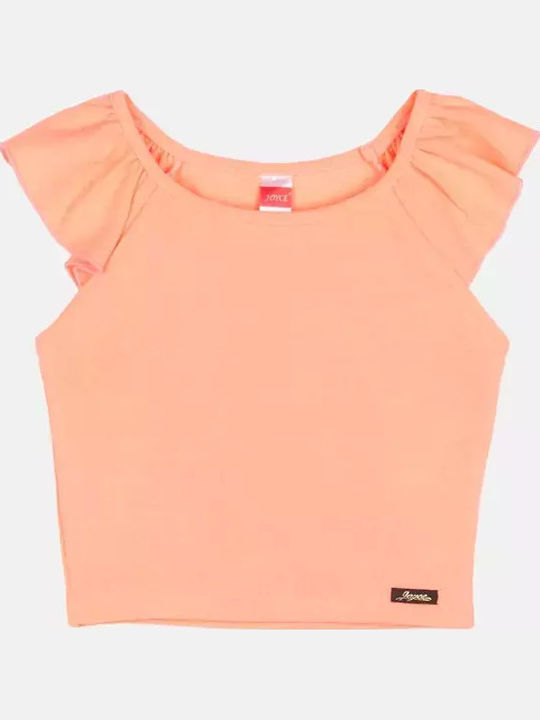 Kids' Set with Skirt Summer 2pcs Orange