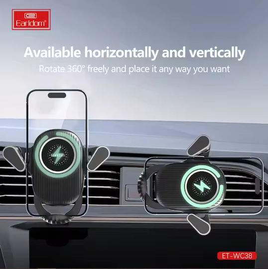 Earldom Car Mobile Mount 4-6 Inches with Adjustable Hooks Black