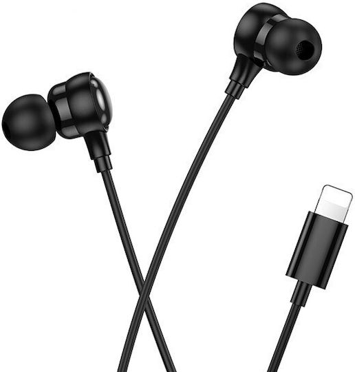 Hoco M116 Benevolent In-ear Handsfree Ακουστικά με Βύσμα USB-C Μαύρο