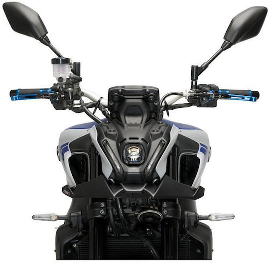 Puig Μπροστά Spoilers Μοτοσυκλέτας για Yamaha MT-09 Μαύρο