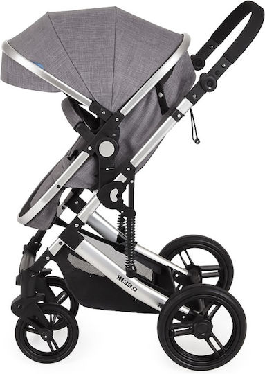 Kikka Boo Darling Adjustable 2 in 1 Baby Stroller Suitable for Newborn Dark Grey 12kg