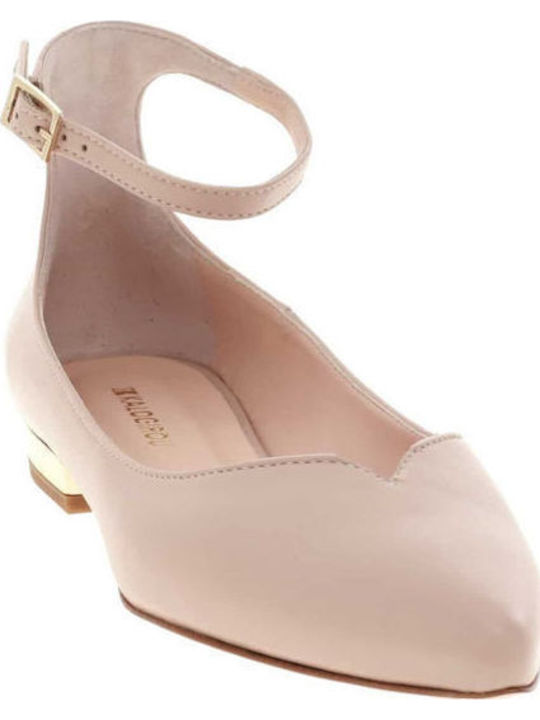 Leather Ballerinas Pink