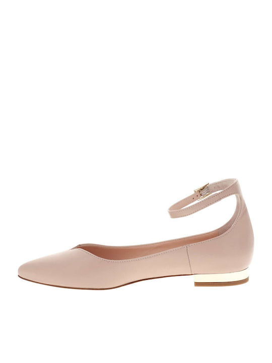 Leather Ballerinas Pink
