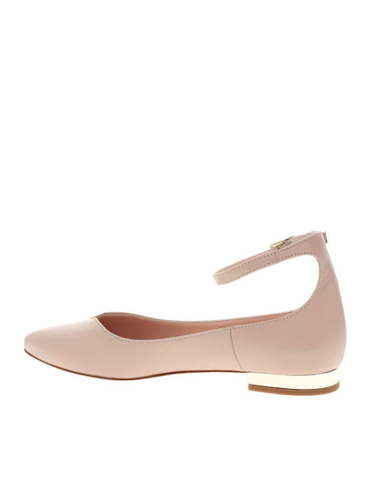 Leather Ballerinas Pink
