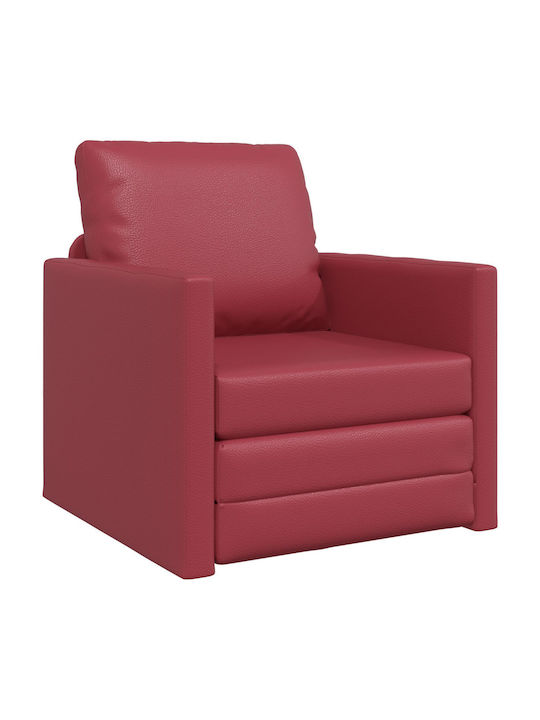 din Piele Ecologică Burgundia 74x77x81cm