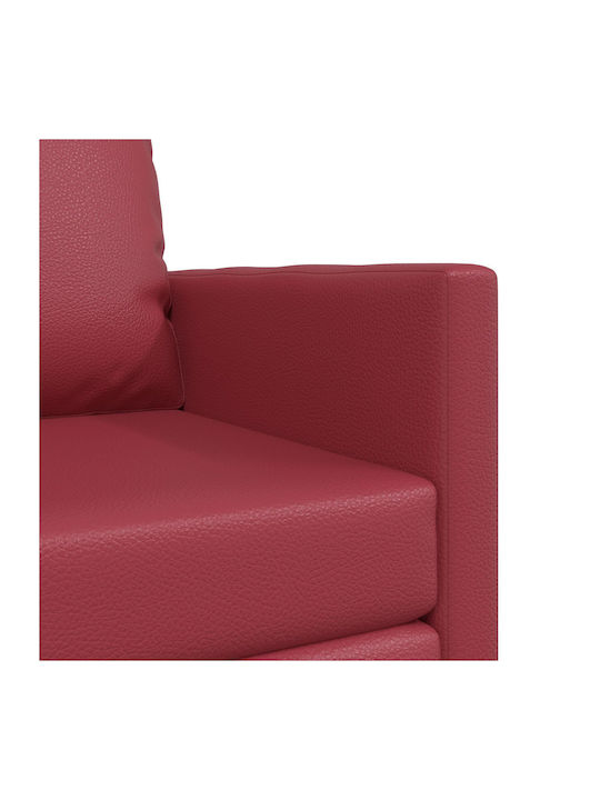 din Piele Ecologică Burgundia 74x77x81cm