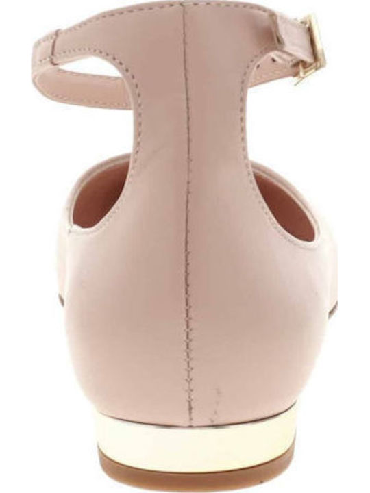 Leather Ballerinas Pink