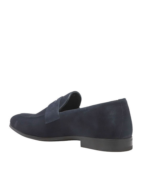 Cortina Suede Ανδρικά Loafers σε Μπλε Χρώμα