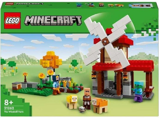 LEGO Minecraft Farm with Windmills για 8+ Ετών 462τμχ