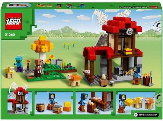 LEGO Minecraft Farm with Windmills για 8+ Ετών 462τμχ