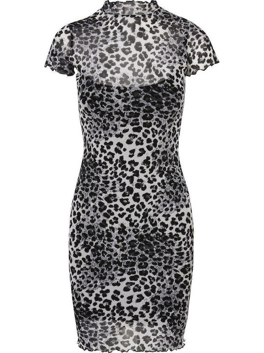 Summer Mini Dress Snow Leo