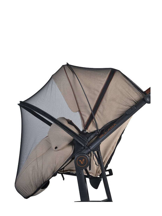 Cangaroo Tulle Baby for Stroller Mosquito Net with Elastic Band Black 108528