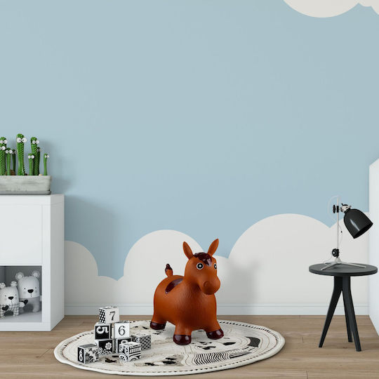 Săritori În Formă De Căluț Pentru Copii Peste 3 Ani Dimensiuni 48 X 26 X 58 Cm Maro Relaxdays