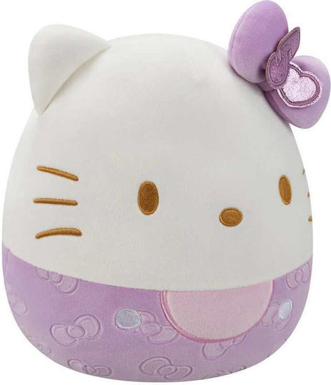 Jazwares Plush Hello Kitty 50th Anniversary-Embossed Purple Bow 20 cm