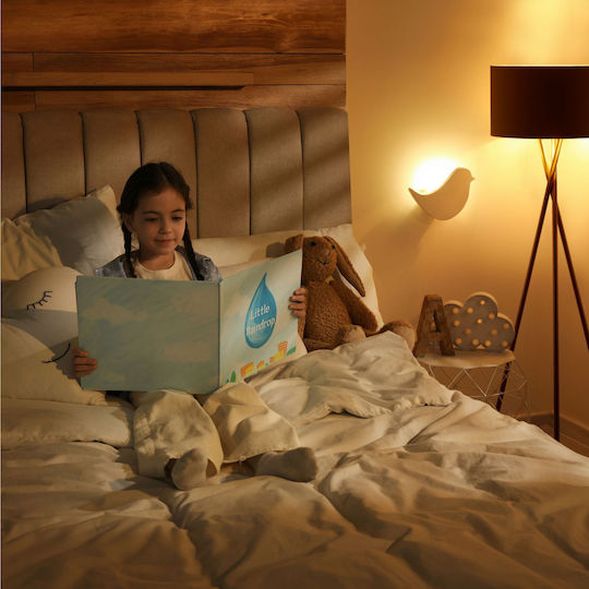 Relaxdays Φωτιστικό Δαπέδου Υ149εκ. με Ντουί για Λαμπτήρα E27 Λευκό