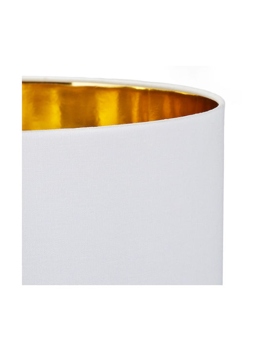 Relaxdays Lampa de podea Î149cm. cu Soclu pentru Bec E27 Alb