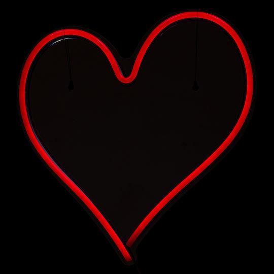 Led Plastic Kids Wall Light Heart