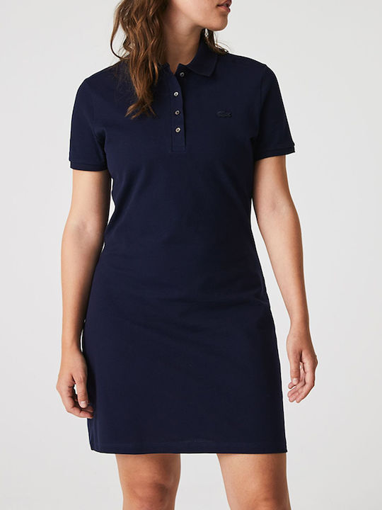 Καλοκαιρινό Mini T-shirt Φόρεμα Navy Μπλε
